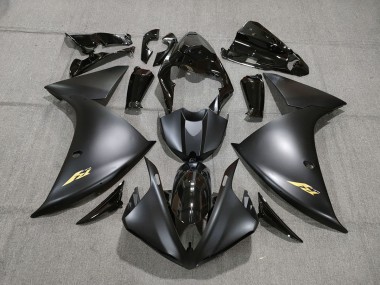 Aftermarket 2009-2011 Black and Gold Yamaha R1 Motorcycle Fairings