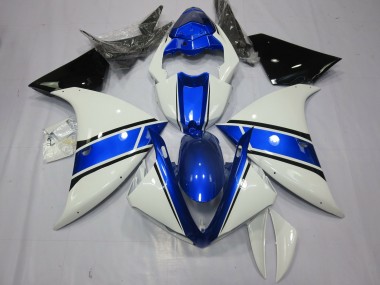 Aftermarket 2009-2011 OEM Style Blue White Yamaha R1 Motorcycle Fairings