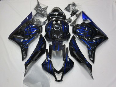 Aftermarket 2009-2012 Blue Flame Honda CBR600RR Motorcycle Fairings