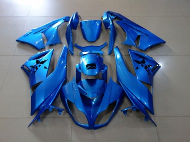 Aftermarket 2009-2012 Custom Kellen Kawasaki ZX6R Motorcycle Fairings