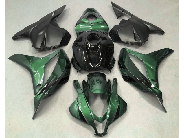 Aftermarket 2009-2012 Deep Green with Black Honda CBR600RR Motorcycle Fairings