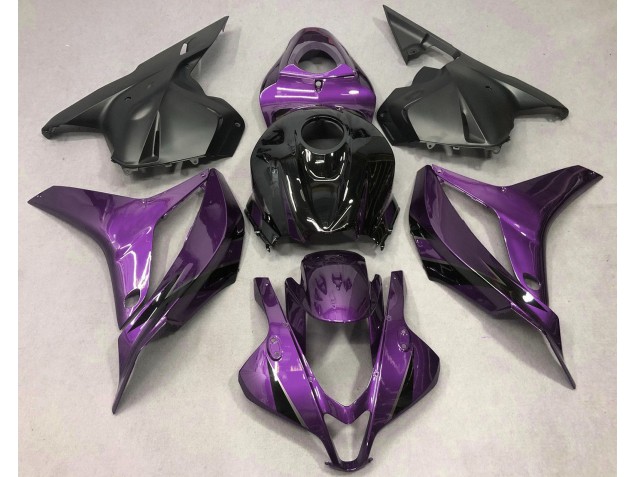 Aftermarket 2009-2012 Deep Purple with Black Honda CBR600RR Motorcycle Fairings