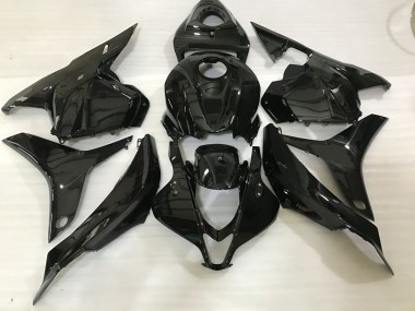 Aftermarket 2009-2012 Gloss Black Honda CBR600RR Motorcycle Fairings