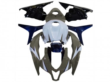 Aftermarket 2009-2012 Gloss Brown and Blue Honda CBR600RR Motorcycle Fairings