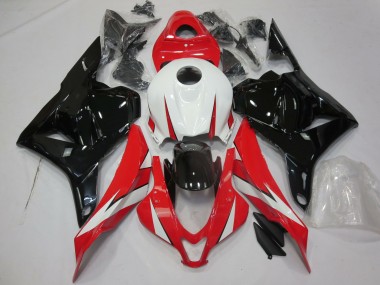 Aftermarket 2009-2012 Gloss Red White and Black Honda CBR600RR Motorcycle Fairings