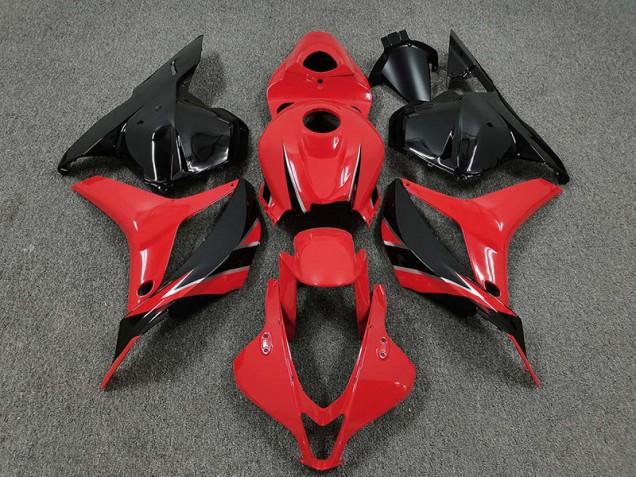 Aftermarket 2009-2012 OEM Style Red and Black Honda CBR600RR Motorcycle Fairings