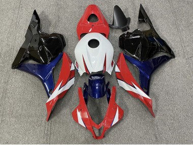 Aftermarket 2009-2012 Red and White Honda CBR600RR Motorcycle Fairings