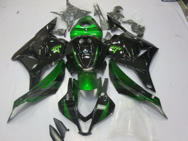 Aftermarket 2009-2012 Special Green Gloss Black Honda CBR600RR Motorcycle Fairings