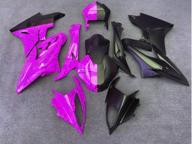 Aftermarket 2009-2018 Gloss Pink / Matte Black Split BMW S1000RR Motorcycle Fairings