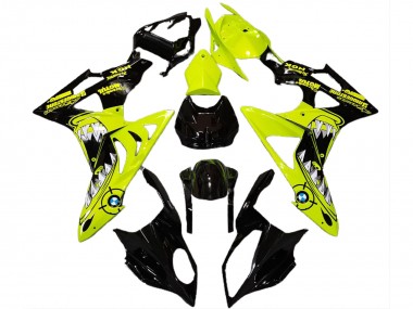 Aftermarket 2009-2018 High Viz Yellow Shark BMW S1000RR Motorcycle Fairings