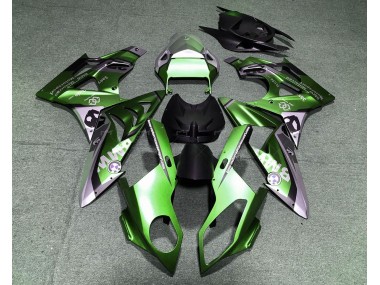 Aftermarket 2009-2018 Matte Green Motorrad BMW S1000RR Motorcycle Fairings