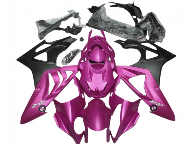 Aftermarket 2009-2018 Matte Hot Pink BMW S1000RR Motorcycle Fairings