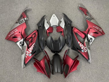 Aftermarket 2009-2018 Matte Red Motorrad BMW S1000RR Motorcycle Fairings