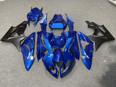 Aftermarket 2009-2018 Metallic Blue BMW S1000RR Motorcycle Fairings