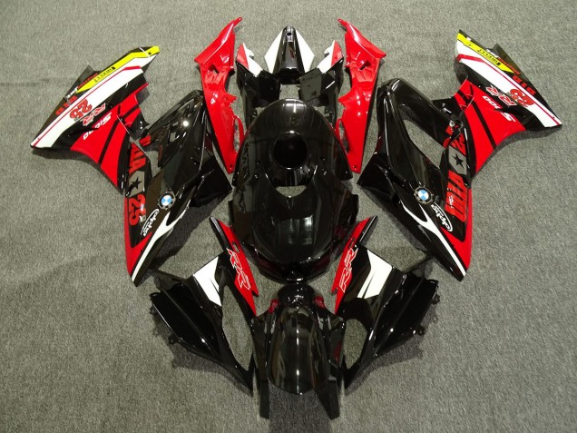 Aftermarket 2009-2018 Red Black and White BMW S1000RR Motorcycle Fairings