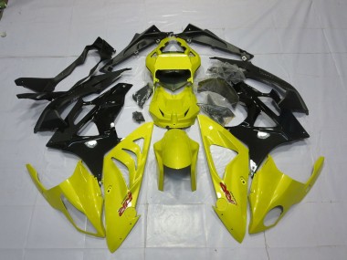 Aftermarket 2009-2016 Yellow and Black BMW S1000RR Motorcycle Fairings