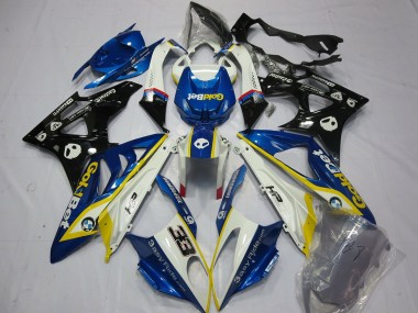 Aftermarket 2009-2016 Yellow blue BMW S1000RR Motorcycle Fairings