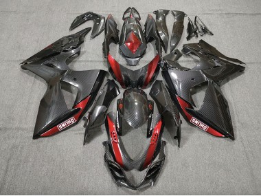 Aftermarket 2009-2016 Carbon Fiber Red Suzuki GSXR 1000 Motorcycle Fairings