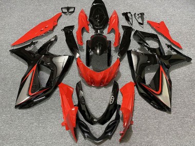 Aftermarket 2009-2016 Gloss Red and Black Suzuki GSXR 1000 Motorcycle Fairings