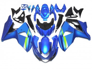 Aftermarket 2009-2016 Matte Blue Suzuki GSXR 1000 Motorcycle Fairings