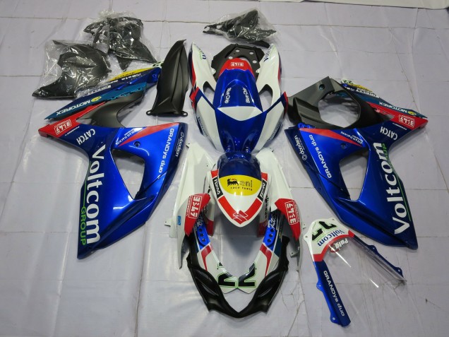 Aftermarket 2009-2016 Voltcom Suzuki GSXR 1000 Motorcycle Fairings