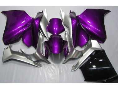 Aftermarket 2010-2013 Deep Purple and Silver Honda VFR1200 Motorcycle Fairings