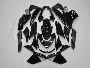 Aftermarket 2010-2013 Gloss Black Kawasaki Z1000 Motorcycle Fairings