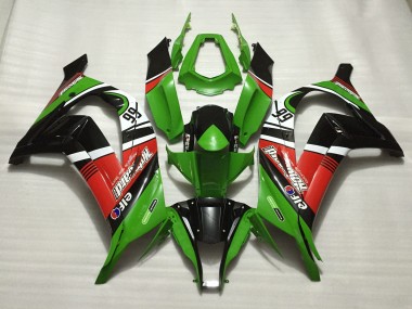 Aftermarket 2011-2015 Green 66 Kawasaki ZX10R Motorcycle Fairings