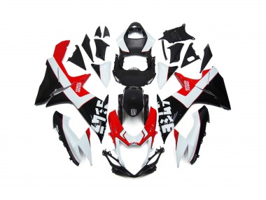 Aftermarket 2011-2020 Custom Red and Black with Suzuki GSXR 600-750 Motorcycle Fairings