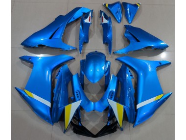 Aftermarket 2011-2020 Full Gloss Light Blue Suzuki GSXR 600-750 Motorcycle Fairings