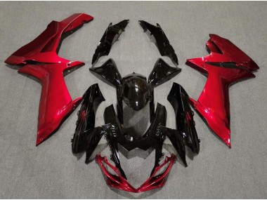 Aftermarket 2011-2020 Gloss Black and Lava Red Suzuki GSXR 600-750 Motorcycle Fairings