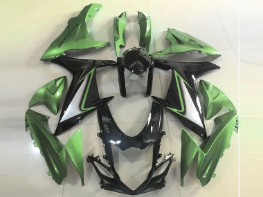 Aftermarket 2011-2020 Gloss Green Edges Suzuki GSXR 600-750 Motorcycle Fairings