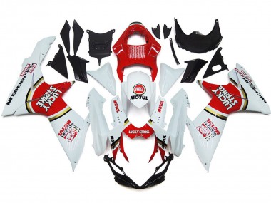 Aftermarket 2011-2020 Lucky Strike with Gold Circle Suzuki GSXR 600-750 Motorcycle Fairings