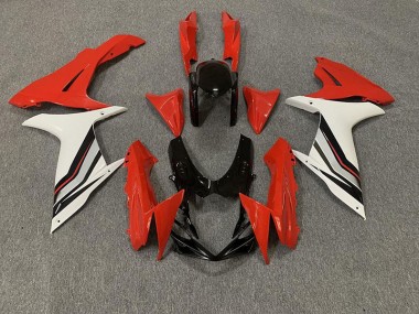 Aftermarket 2011-2020 Red and Gloss White Style Suzuki GSXR 600-750 Motorcycle Fairings