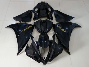 Aftermarket 2012-2014 Gloss Black Yamaha R1 Motorcycle Fairings