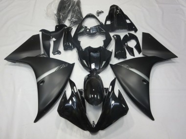 Aftermarket 2012-2014 Matte Black Yamaha R1 Motorcycle Fairings