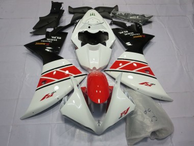 Aftermarket 2012-2014 Red White and Black Yamaha R1 Motorcycle Fairings