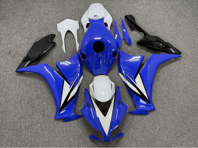 Aftermarket 2012-2016 Blue with White Honda CBR1000RR Motorcycle Fairings