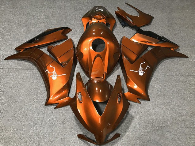 Aftermarket 2012-2016 Deep Orange Gloss Honda CBR1000RR Motorcycle Fairings