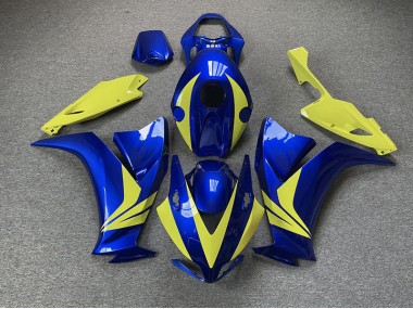 Aftermarket 2012-2016 Gloss Blue and High Vis Yellow Honda CBR1000RR Motorcycle Fairings