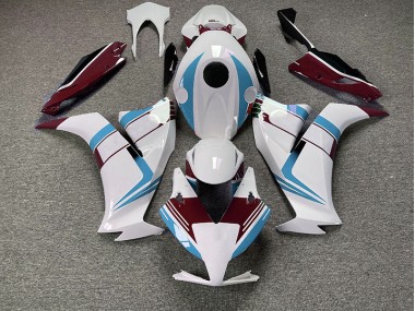 Aftermarket 2012-2016 Gloss Light Blue and Maroon Honda CBR1000RR Motorcycle Fairings