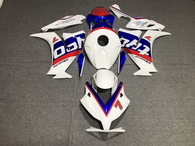 Aftermarket 2012-2016 Racing Design White Honda CBR1000RR Motorcycle Fairings