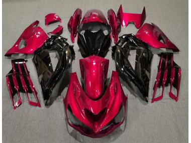 Aftermarket 2012-2019 Gloss Red and Black Kawasaki ZX14R Motorcycle Fairings