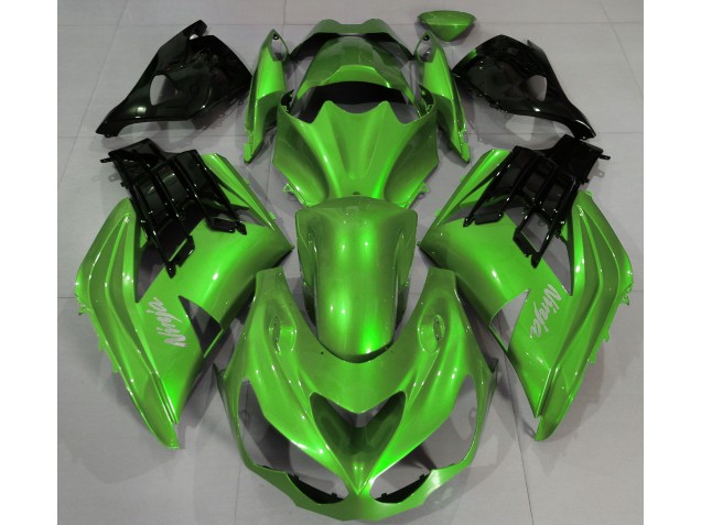 Aftermarket 2012-2019 Liquid Green Kawasaki ZX14R Motorcycle Fairings