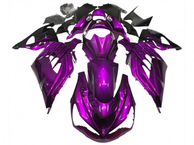 Aftermarket 2012-2019 Mood Purple Gloss Kawasaki ZX14R Motorcycle Fairings