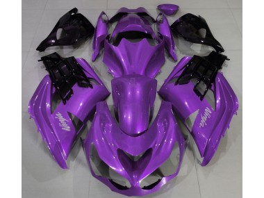 Aftermarket 2012-2019 Mood Purple Kawasaki ZX14R Motorcycle Fairings