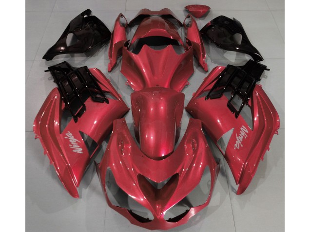 Aftermarket 2012-2019 Vibrant Red Kawasaki ZX14R Motorcycle Fairings