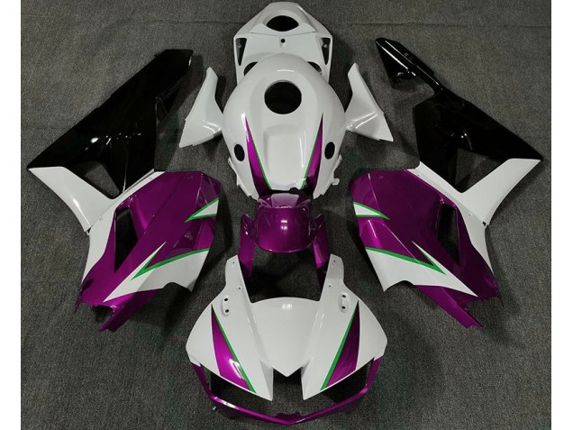 Aftermarket 2013-2020 Gloss Pink White and Green Honda CBR600RR Motorcycle Fairings