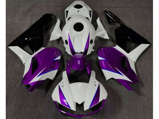 Aftermarket 2013-2020 Gloss Purple White and Blue Honda CBR600RR Motorcycle Fairings