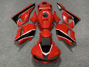 Aftermarket 2013-2020 Gloss Red Black and White Honda CBR600RR Motorcycle Fairings